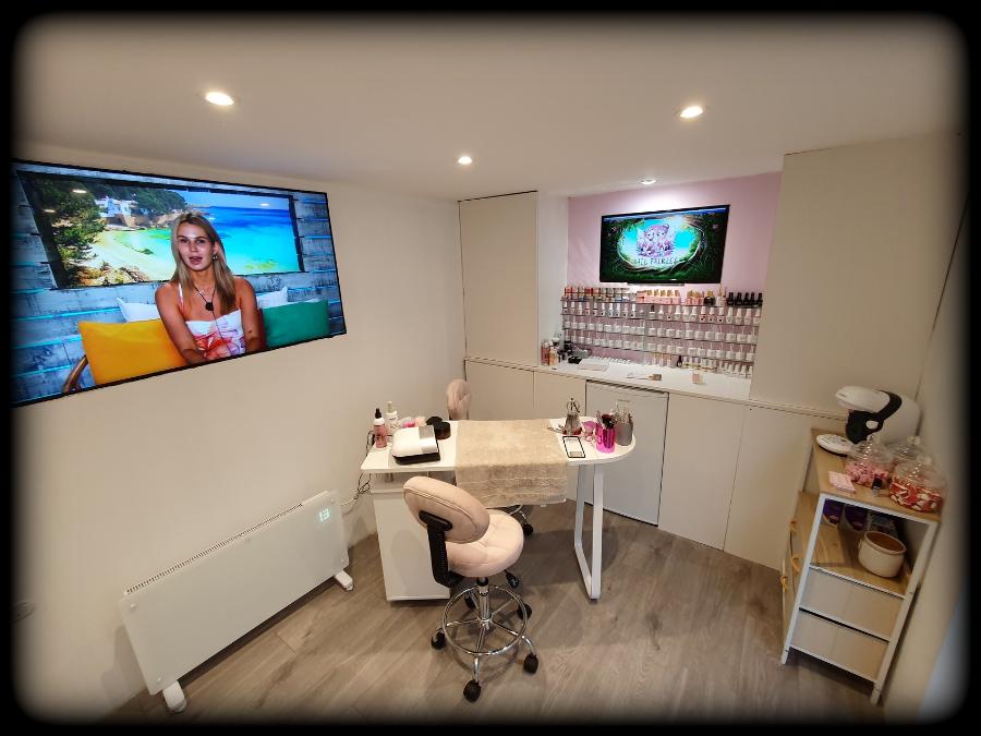 Jackie's manicure desk and studio